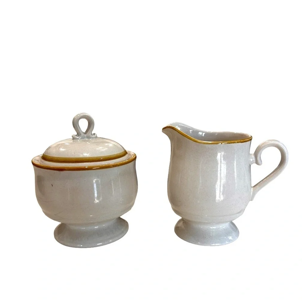 Mikasa STONE HARVEST 6 Oz Creamer Creamer & sugar set Japan replacement set